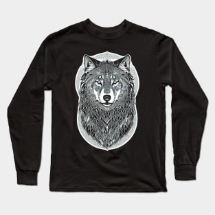 The Majestic Wolf Long Sleeve T-Shirt